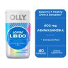 OLLY Lovin' Libido Capsule Supplement, Ashwaganda, Damiana, 40 Count