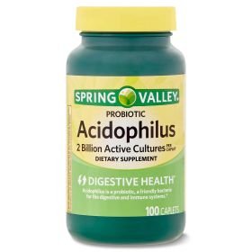 Spring Valley Probiotic Acidophilus Dietary Supplement; 100 Count