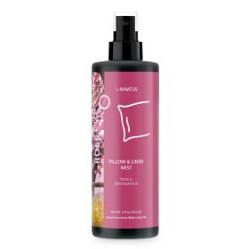 All-Natural Rose Pillow & Linen Spray “ 4oz Aromatherapy Mist with Rose & Sandalwood for Relaxation & Better Sleep “ Chemical-Free