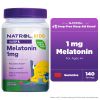 Natrol® Kids Melatonin, Sleep Gummies for Children, Raspberry Flavor, 1mg, 140 Count