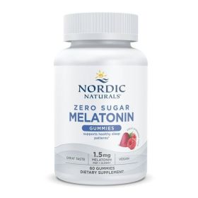 Nordic Naturals Melatonin Gummies, 1.5 Mg, Great Taste Restful Sleep, 60 Ct