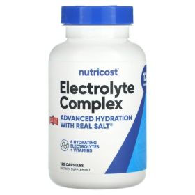 Nutricost Electrolyte Complex (Advanced Hydration with Real SaltÂ®) 120 Capsules