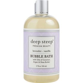 DEEP STEEP by Deep Steep LAVENDER VANILLA BUBBLE BATH 17 OZ