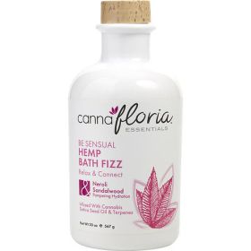 Cannafloria by Cannafloria BE SENSUAL HEMP BATH FIZZ 20 OZ BLEND OF NEROLI & SANDALWOOD