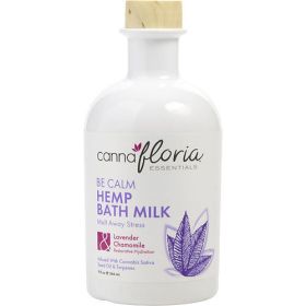 Cannafloria by Cannafloria BE CALM HEMP BATH MILK 9 OZ BLEND OF LAVENDER & CHAMOMILE