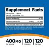 Nutricost Vitamin B2 (Riboflavin) 400mg, 120 Capsules, Supplement