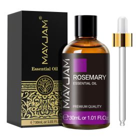 30ml Chamomile Pure Natural Essetial Oils Citronella Geranium Cedarwood Frankincense Eucalyptus Ginger Essential Oil Diffuser (Color: Rosemary, NET WT: 30ml)